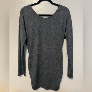 LUCY | Gray Long Sleeve Dress